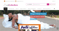 Desktop Screenshot of julicollections.com