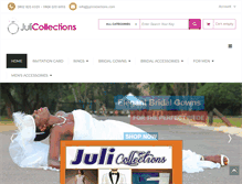 Tablet Screenshot of julicollections.com